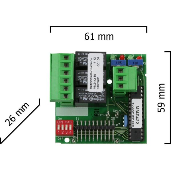 Dickert MMZ442-50 Motorsteuerung Multifunktions-Zusatzkarte