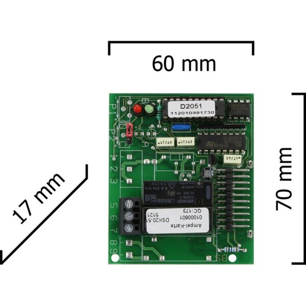 Dickert DSK20-51 Ampel-Steckkarte