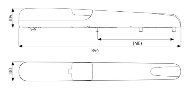 Marantec Comfort KRA2224E Drehtorantrieb-Set für 2-flügelige Drehtore bis 3,0 m