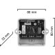 BelFox Funkempfänger 2 Kanal, 433 MHz, 230 V, Feuchtraumgehäuse