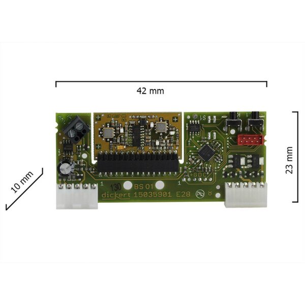 Dickert E28Q-433A200 Funkempfänger 2 Kanal 433 MHz