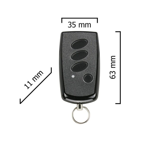 Dickert S8Q-433A04K00 Handsender KeeLoq 4 Kanal 433 MHz AM