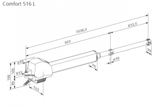 Marantec Comfort 516 L Drehtorantrieb Set