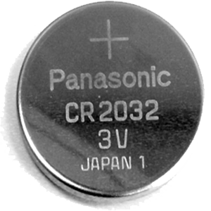 Batterie für Handsender, CR 2032, Lithium, 3V, Knopfzelle