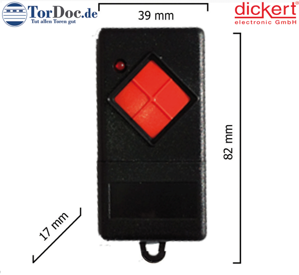 Dickert MAHS27-01 Handsender, 1-Kanal, 27 MHz